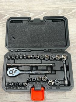 BRAND NEW VEVOR 27-PIECE 1/4” SOCKET & RATCHET SET