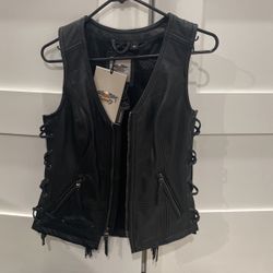 Woman’s Harley Davidson Leather Vest