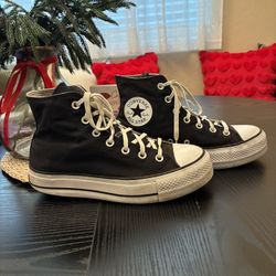 Women’s Black Platform Converse 