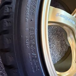 Wedsport Wheels With blizzak Tires 
