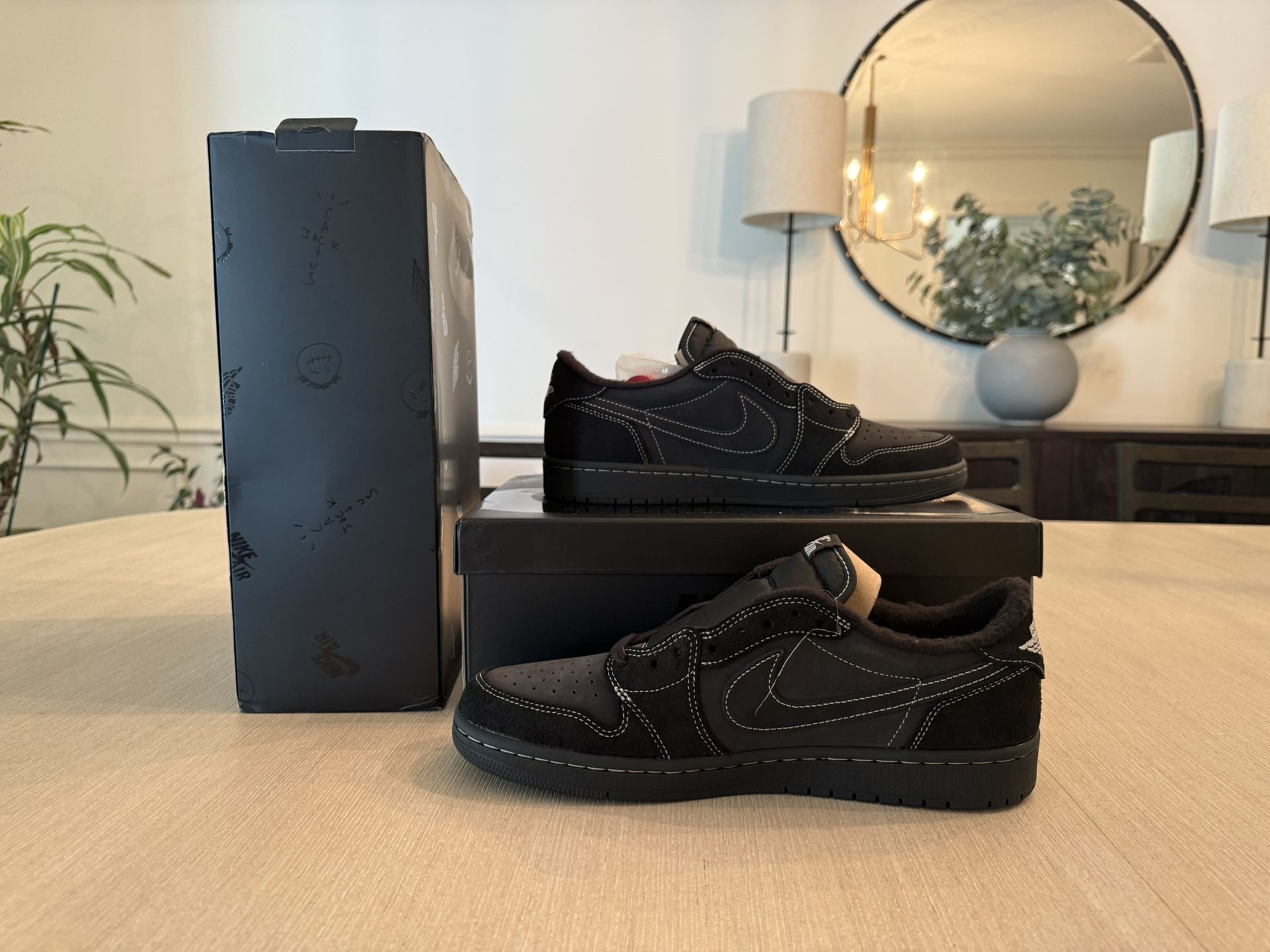Travis Scott x Air Jordan 1 Low OG “Black Phantom”