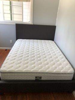 Queen Bed And Mattress Set For Sale