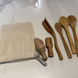 Montessori Sensory Bin Tools Wooden Toys