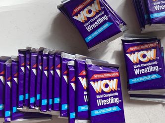 Vintage wax box Wrestling Trading cards 36 packs circa 1991