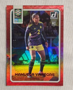 Manuel Vanegas Rookie Red Refractor 249/(contact info removed) Panini Soccer Card