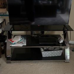 Glass Tv Stand With Mount