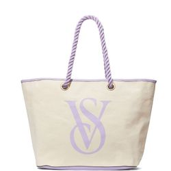 New Victoria Secret Large Canvas Tote 