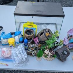 Fish Tank And Accessories