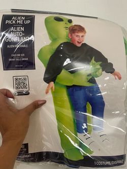 Alien Pick Me Up Inflatable Kids Costume