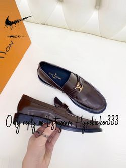 Louis Vuitton LV leather LV dress shoes Sizes Available for Sale