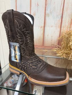 NEW SQUARE TOE COWBOY BOOTS ALL SIZES AVAILABLE