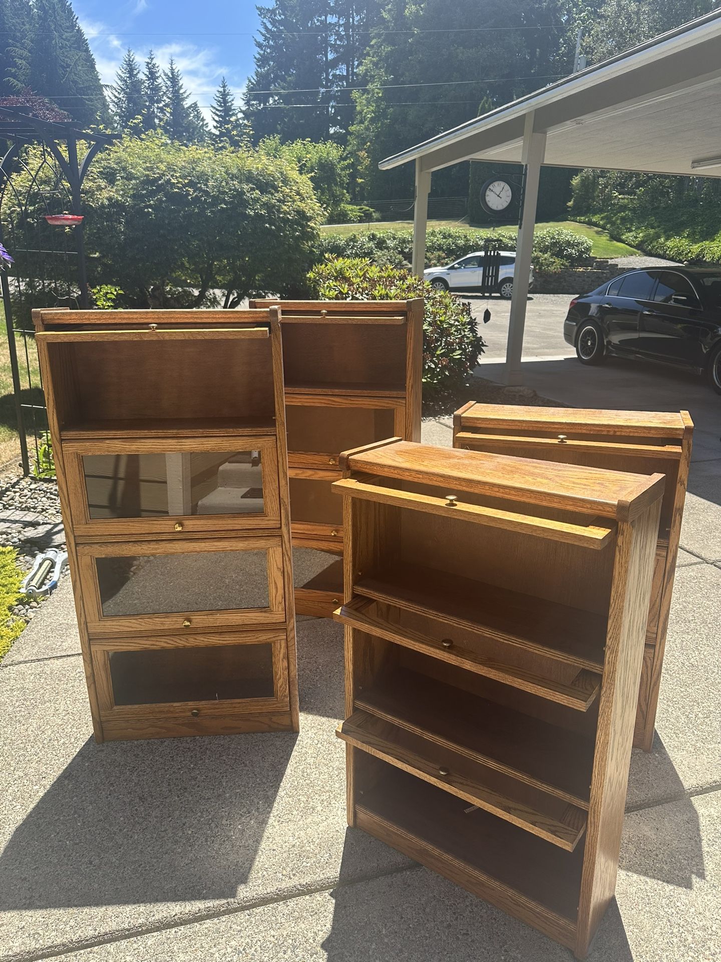 Oak Book Shelves