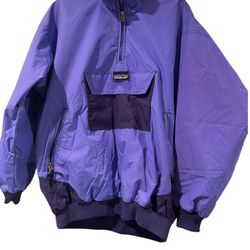 Patagonia vintage women’s purple  bomber  jacket