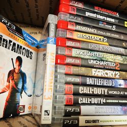 PS3 games lot