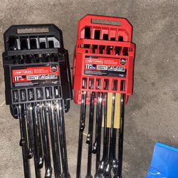 Two Brand New Sets Of Long Wrenches Metric And Standerd $70