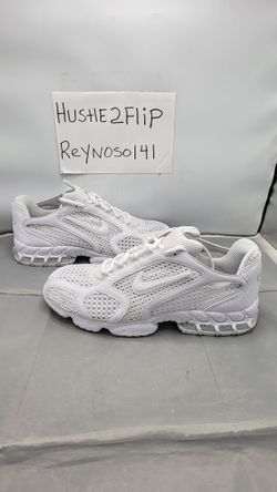 Nike Air Zoom Spiridon Cage 2 Triple White CJ1288-100 Men’s Size 12.5