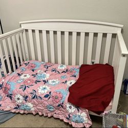 Baby/toddler Crib And mattress and sheets $75 OBO