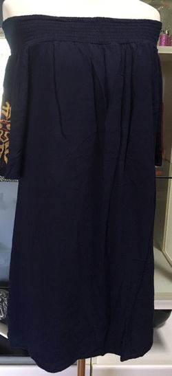 Off the shoulder tunic dress/ medium