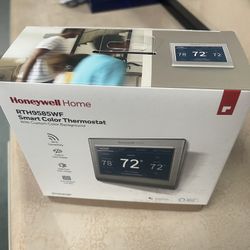 Honeywell Wi-Fi 7 Days Smart Color Programmable Touchscreen Thermostat RTH9585WF1004