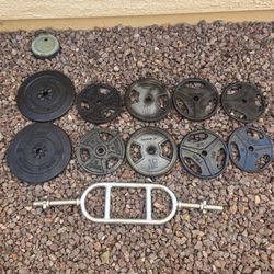 Workout weights- $1 per pound.
