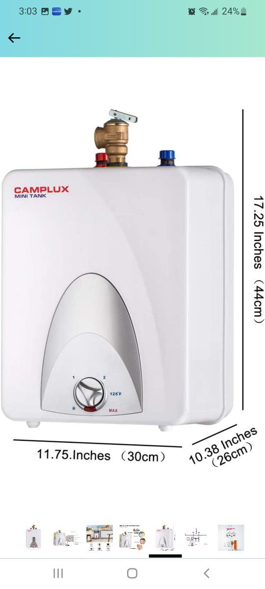 Camplux Mini Water Heater