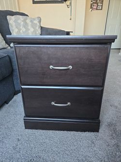 Brown 2 Drawer Dresser