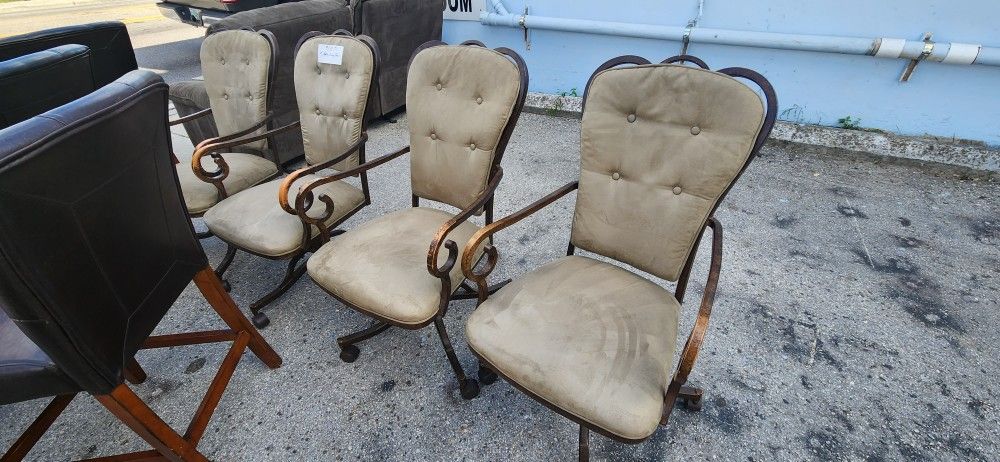 Rolling Dining Chairs