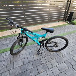 24" gauntlet bike bicycle 18 speed dual suspension