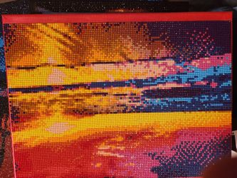 Sun Set On The Water Finished 