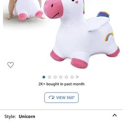 Bouncy Unicorn For Toddlers