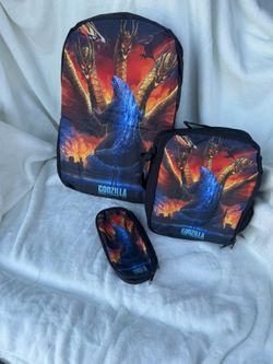 Godzilla Backpack Set 