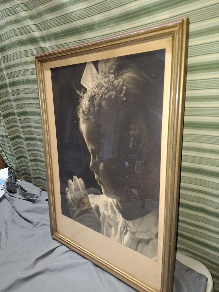 Vintage Framed Photograph Art