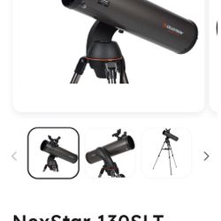 High-End Brand New Celestron NexStar 130SLT Computerized Telescope – In Box