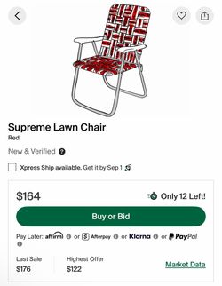 Supreme beach chair