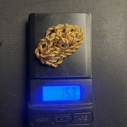 23k Rope Chain 