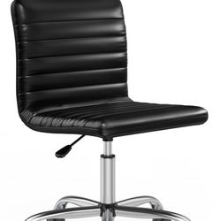 Ergonomic Leather Rolling Chair