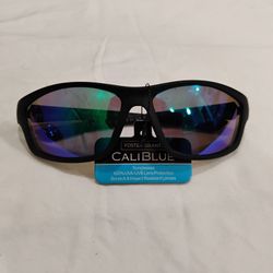 NEW Foster Grant CaliBlue SPORT SUNGLASSES in Black
