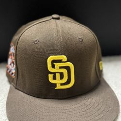 Padres Fitted Baseball Hat 7 1/8