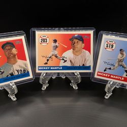 2006 Topps  Mickey Mantle HR# 178, 203, and 519