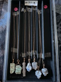 Gemstones/crystals necklaces