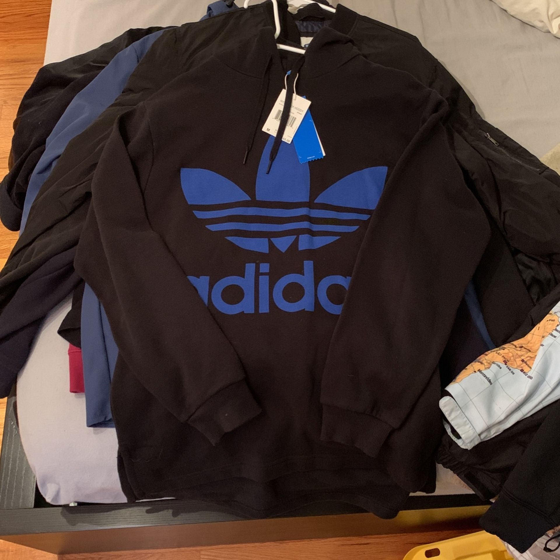 Long Length Adidas Hoodie