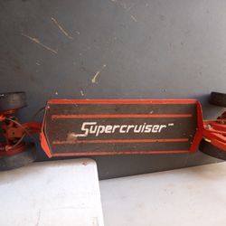 Vintage 1980's SUPERCRUISER Skateboard/scooter.