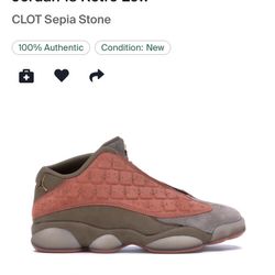 Air Jordan 13 Retro Low (Clot Sephia Stone)