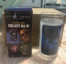 Star Trek Kirk Collectible Promotional Glass with Box