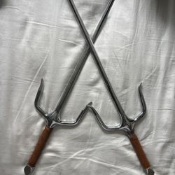 Pair Of Karate “SAI” Knives (practice)