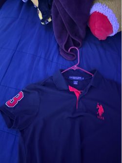 Red and black polo