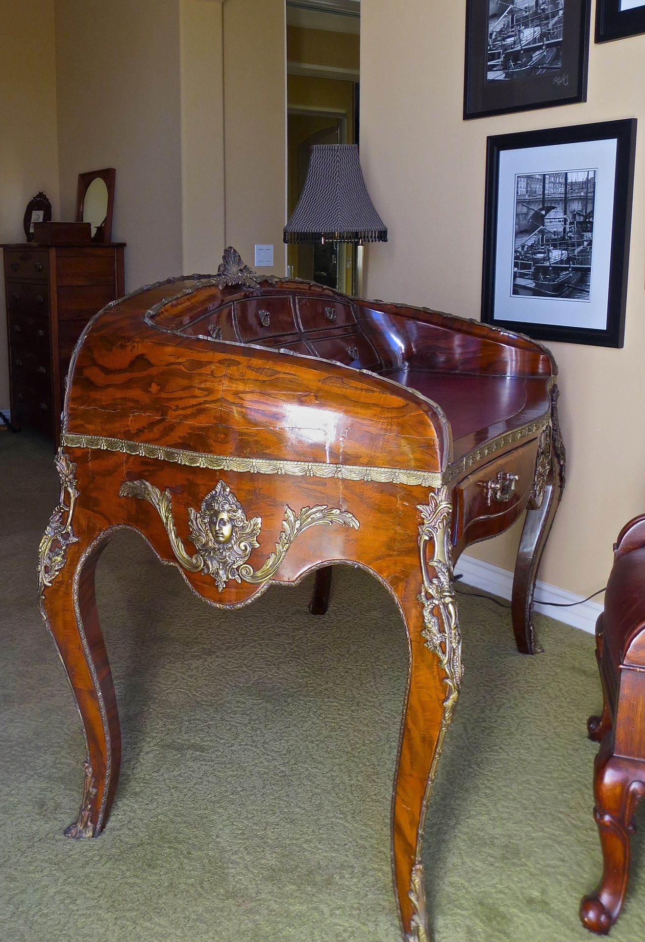 Antique French Louis XV Desk - Spectacular