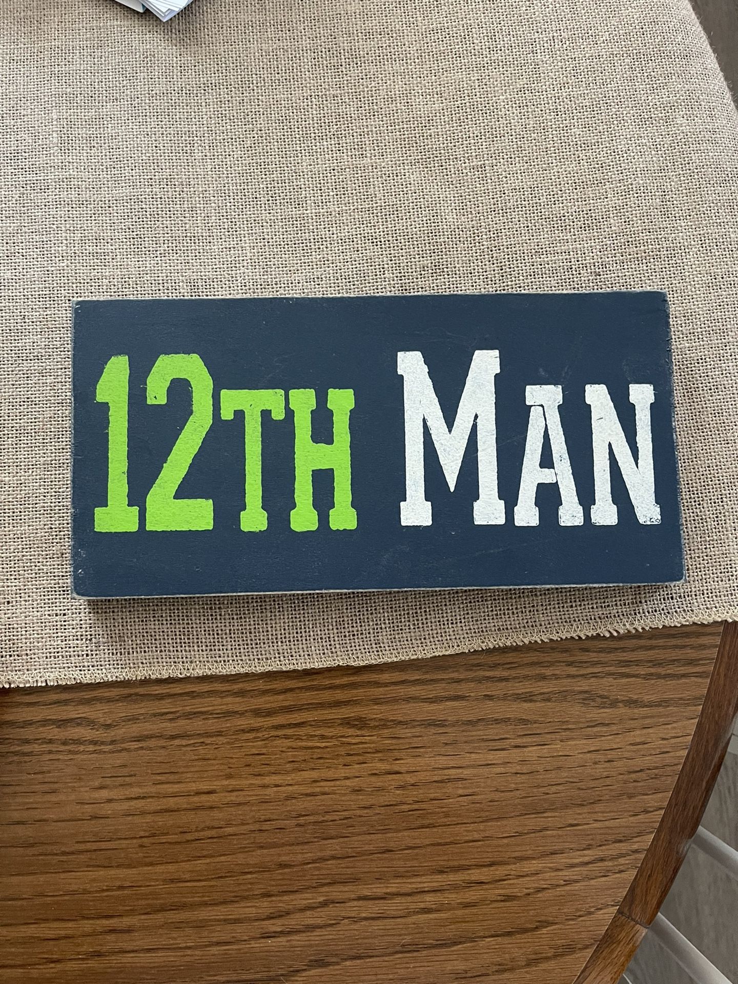 Seahawks Wood Sign
