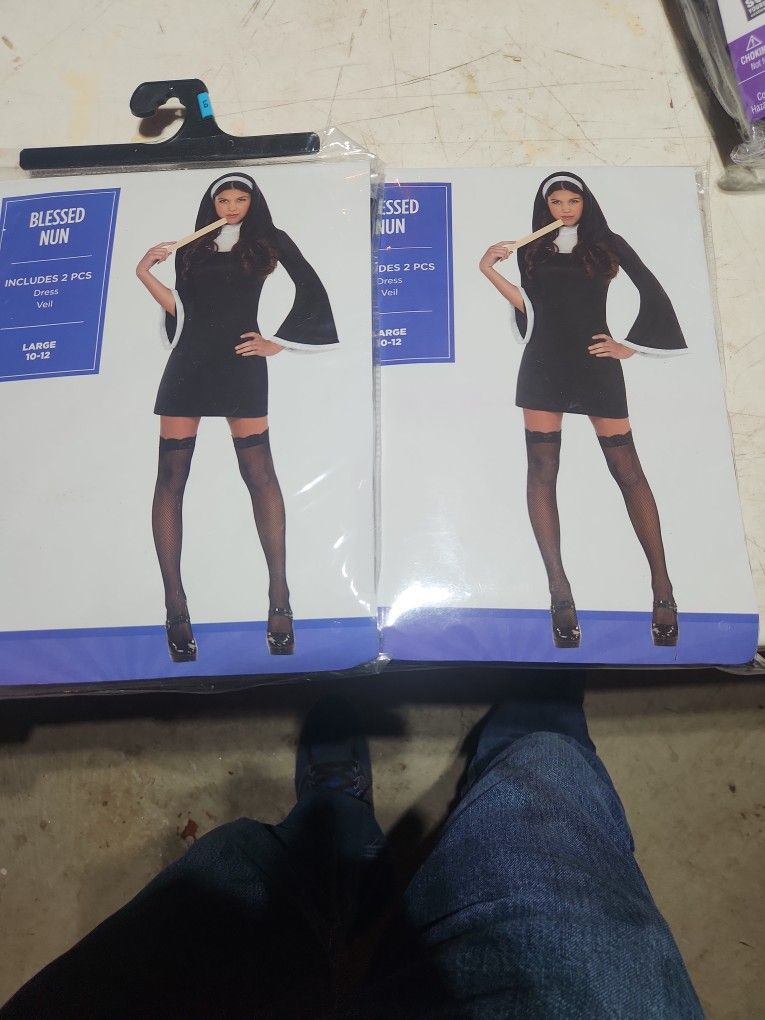 NEW 2 NPIECE NUN COUSTOME LARGE 10-12