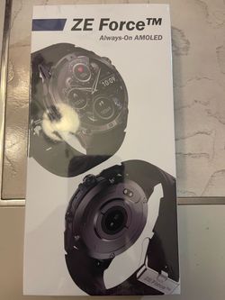 Ze force always-on amoled smart watch